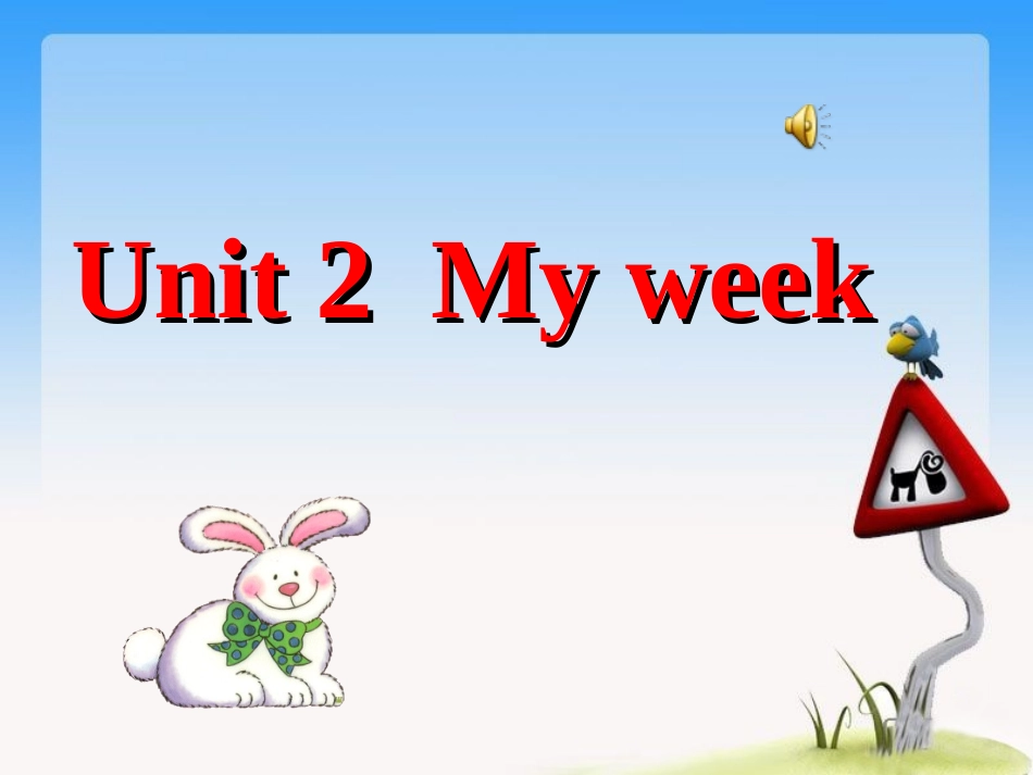 人教版小学英语五上Unit2MyweekPartA课件_第1页