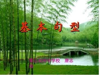 英语语法复习——基本句型