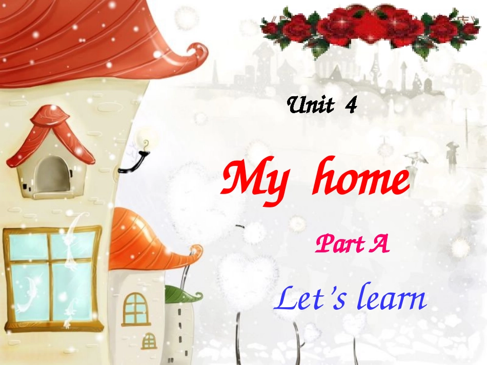 小学英语四年级上册Unit4alearn_第1页