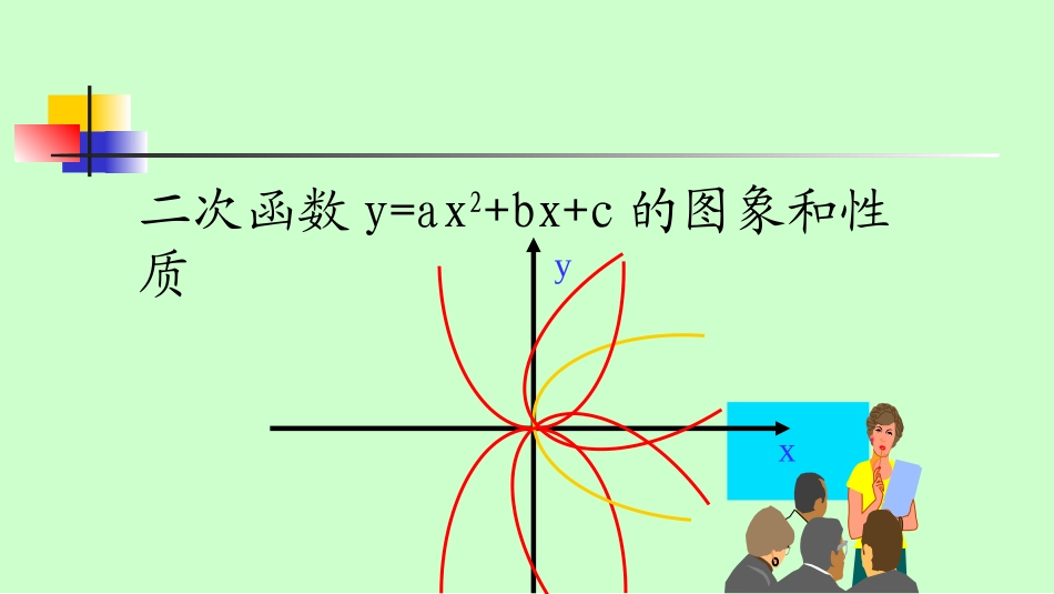 二次函数yaxbxc的图象和性质_第1页