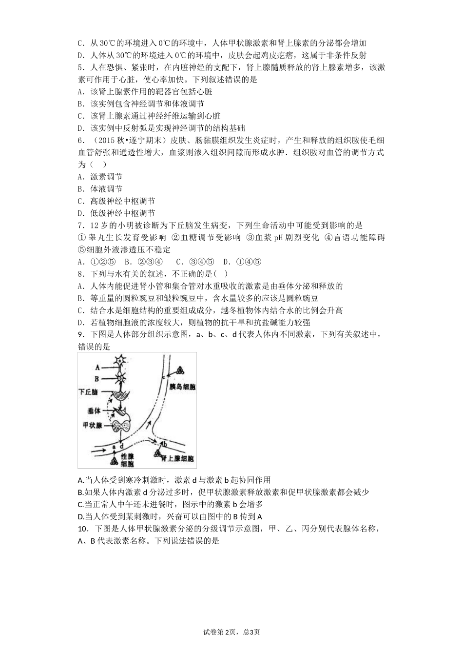 神经体液调节_第2页