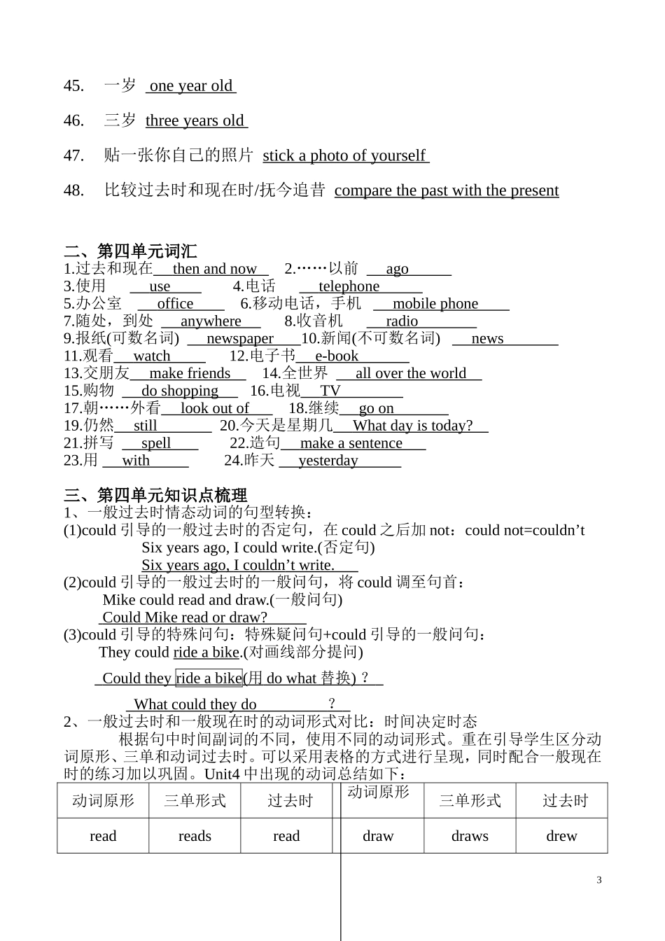 六上第四单元知识点梳理_第3页