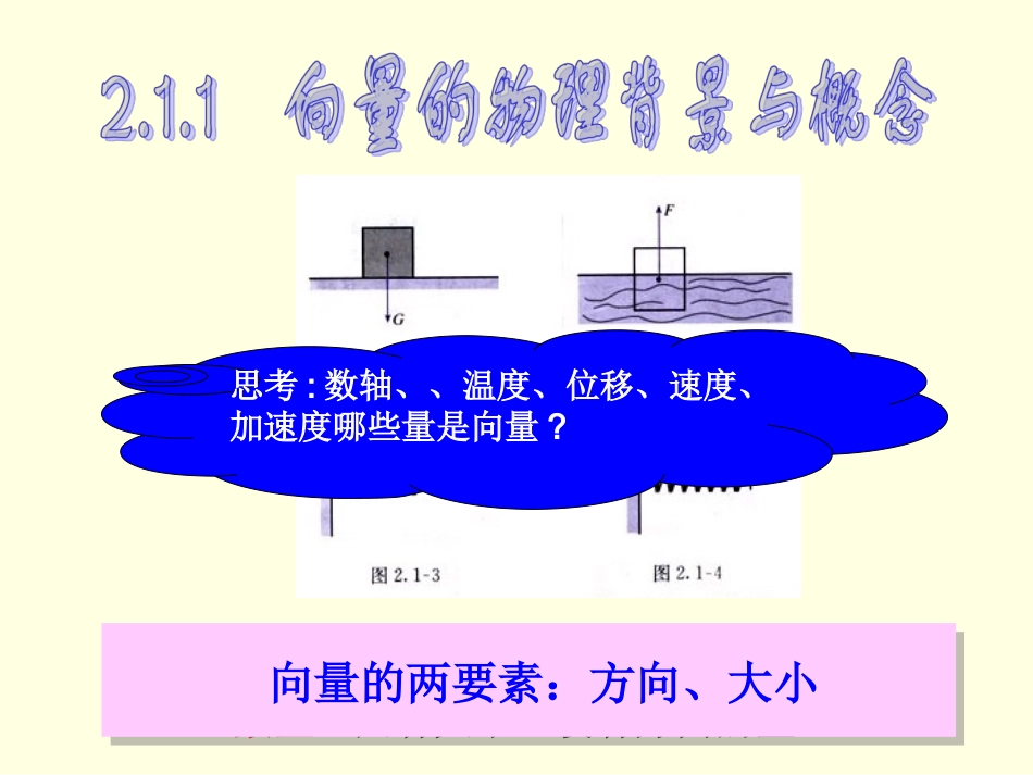 平面向量的实际背景及基本概念 (2)_第1页