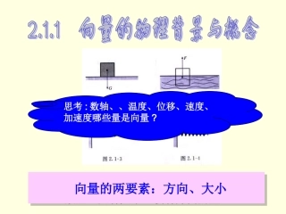 平面向量的实际背景及基本概念 (2)