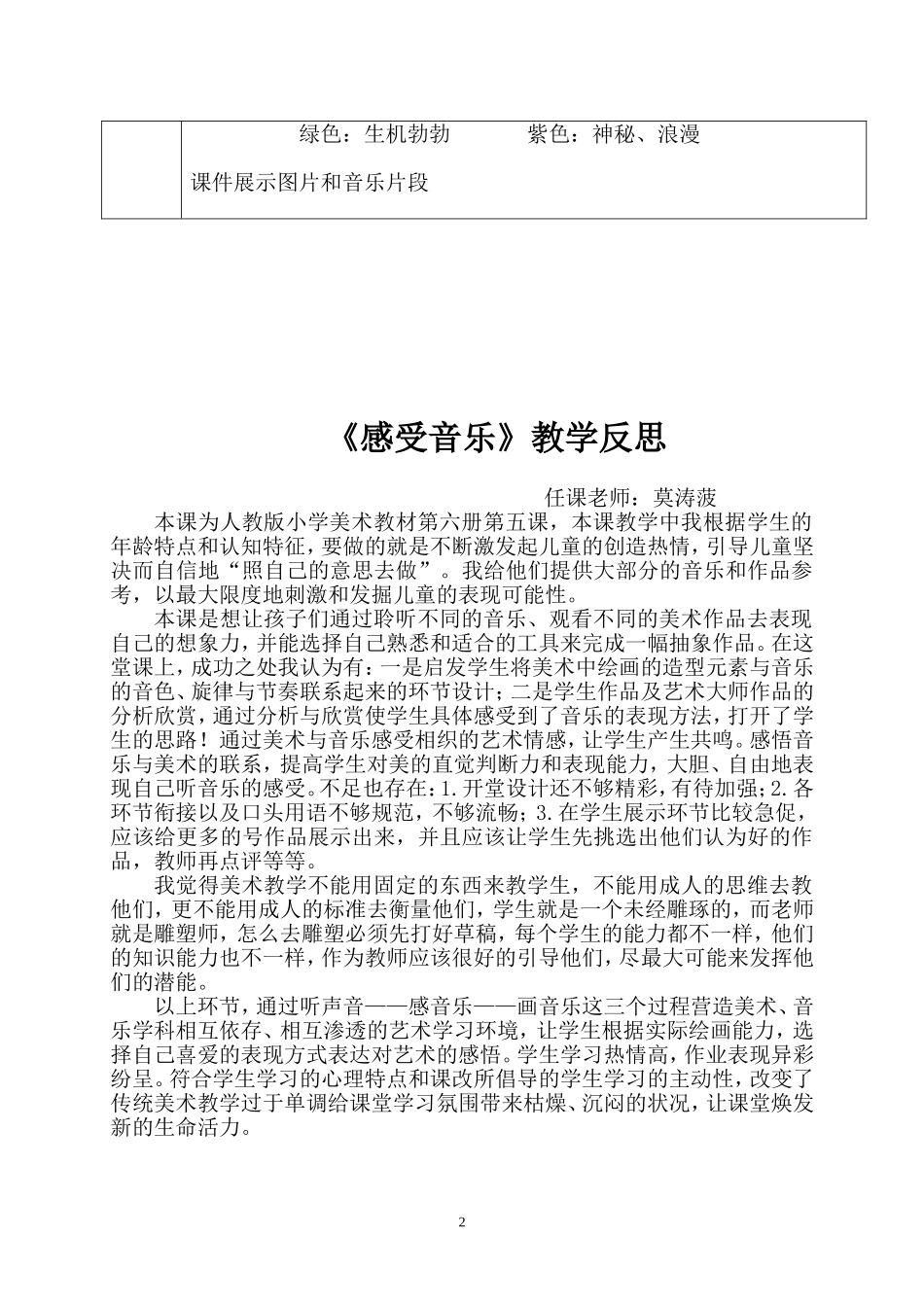 三年级美术下册感受音乐教案_第2页