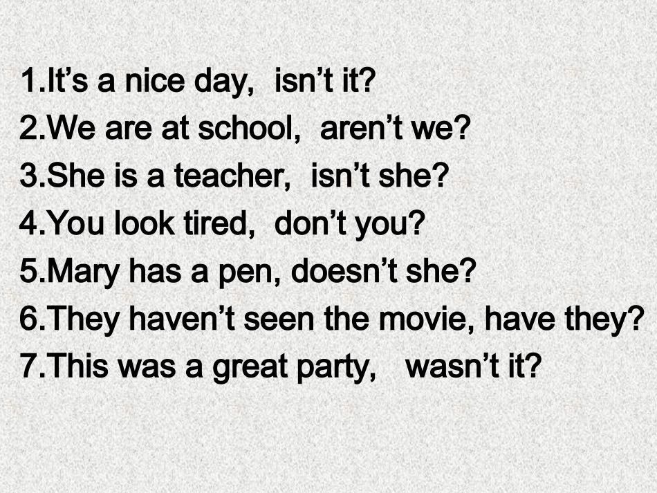 反意疑问句课件_第2页