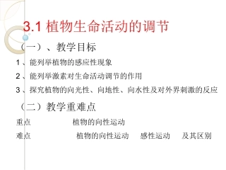 植物生命活动的调节saz