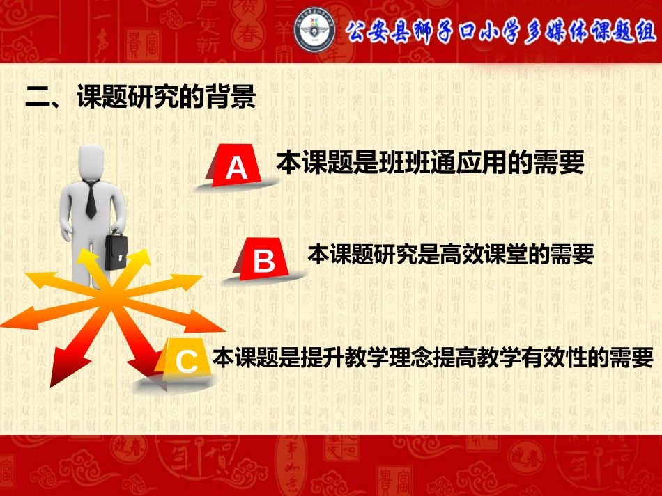 狮子口小学(小学学科教学中多媒体资源应用的有效性研究)课题PPT_第3页