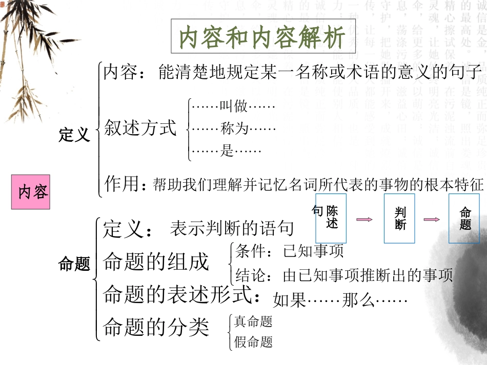 定义与命题说课课件_第2页