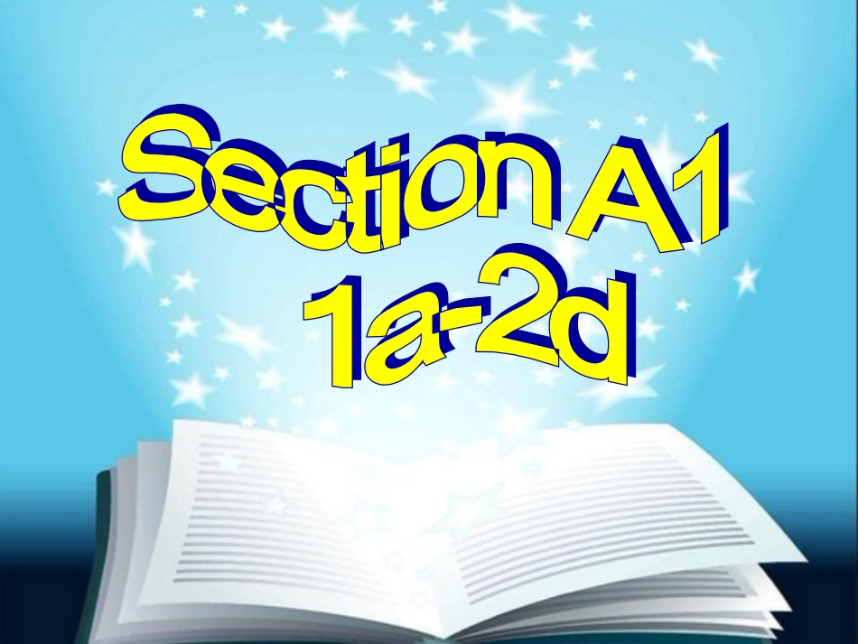 八年级英语下册Unit3SectionA1_第3页
