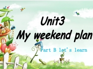 新版PEP英语六上第三单元partB-Let'-learn