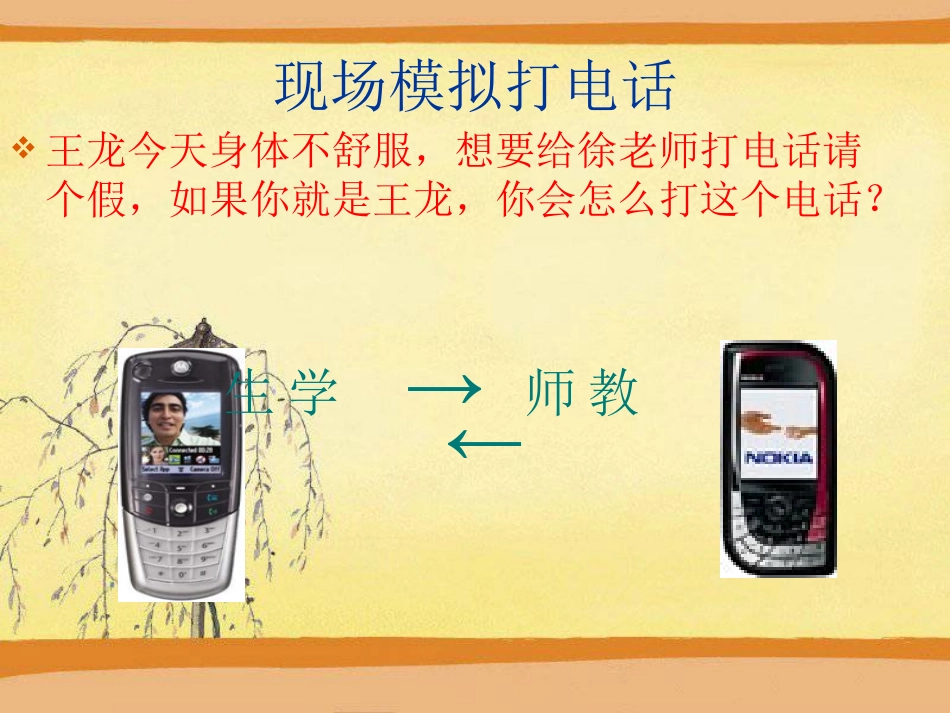 《打电话》PPT课件_第2页