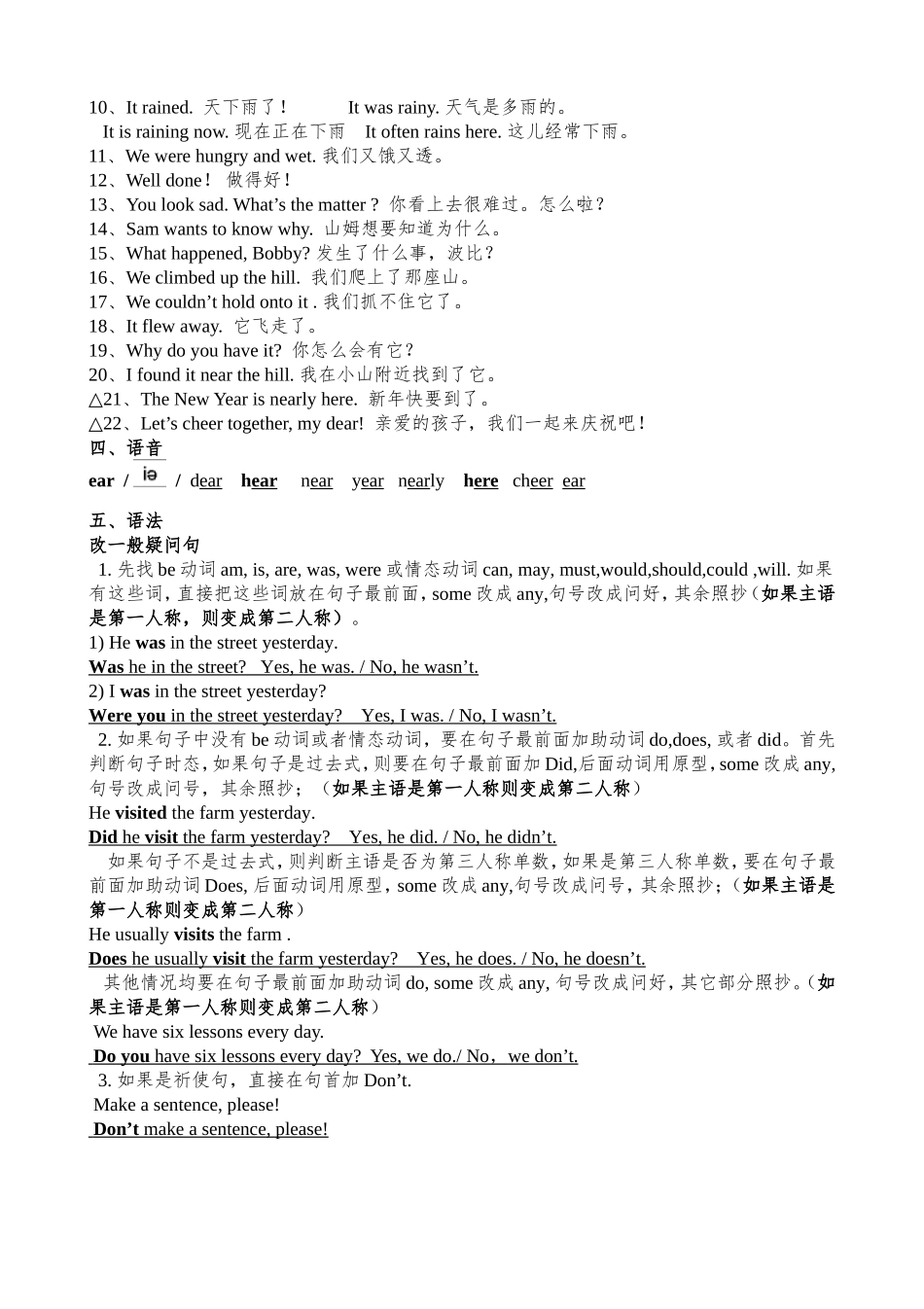 六上Unit2单元知识_第2页