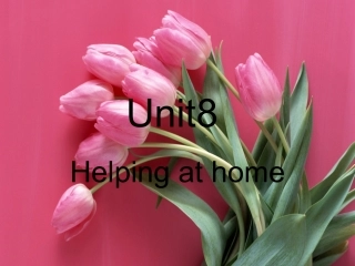 新版广东开心学英语四年级上册unit8-helping-at-home