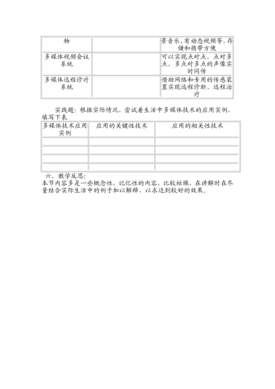 课时二十七第一节认识多媒体技术_第2页