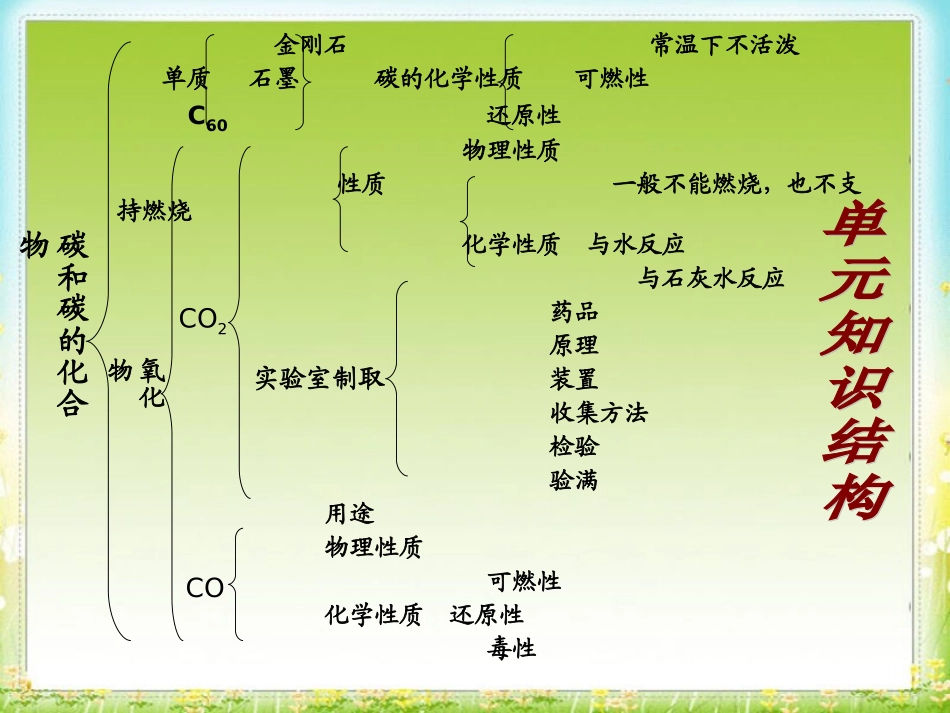 第六单元碳和碳的氧化物单元复习_第2页