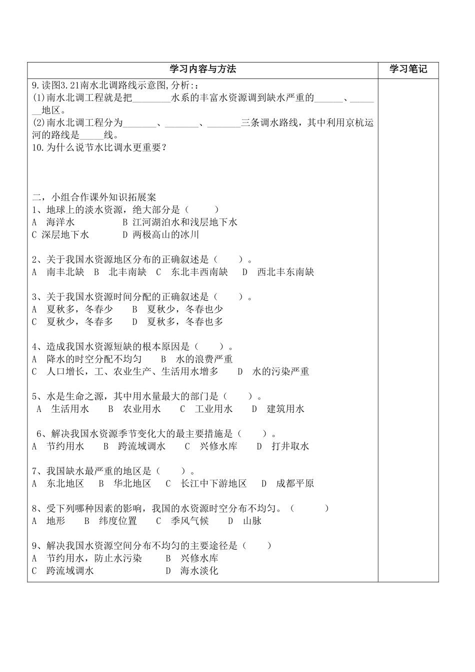 第三章第三节水资源_第2页