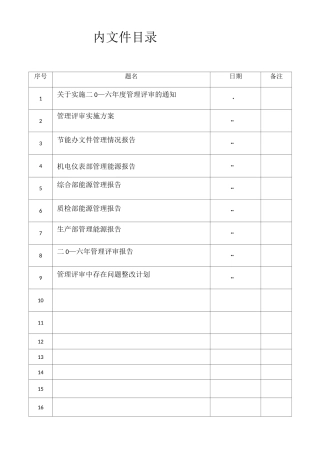 能源管理评审报告