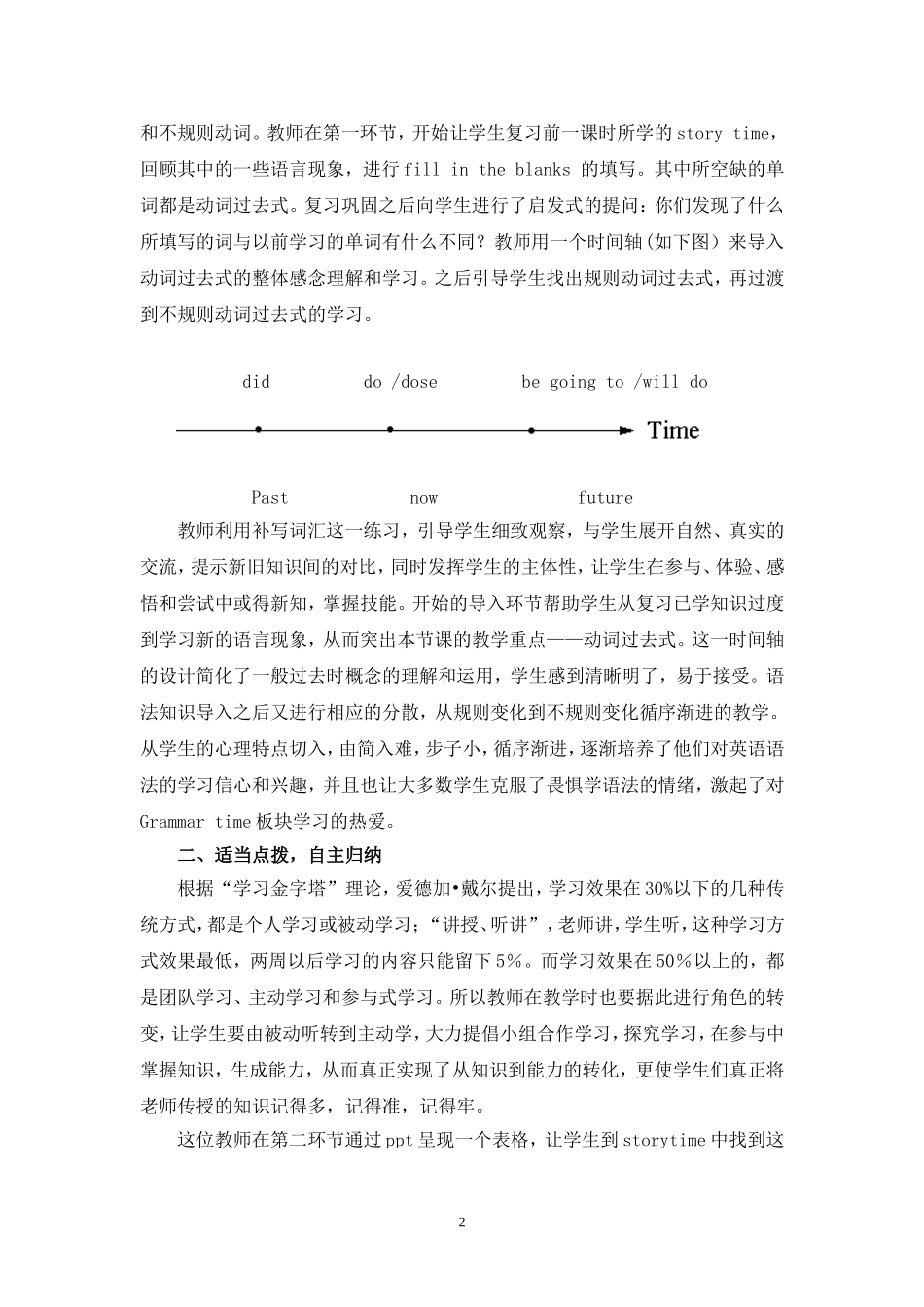 对Grammatime板块教学的思考_第2页