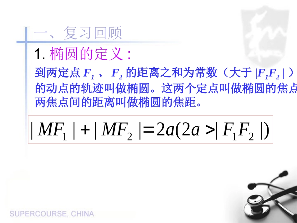 椭圆的简单几何性质一_第2页