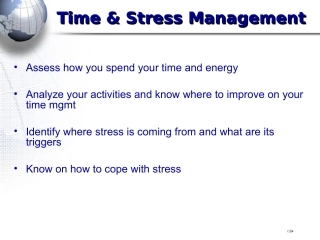 时间与压力管理Timeandstressrevised_simplified