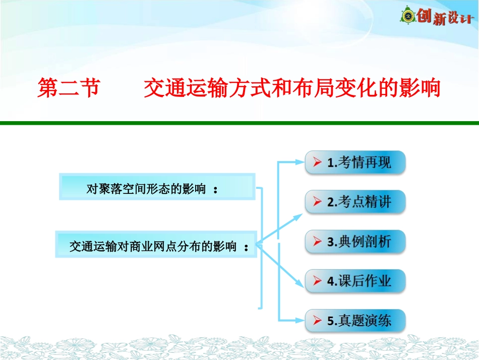 第二节　交通运输方式和布局变化的影响_第1页
