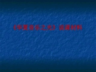 《华夏音乐之光》