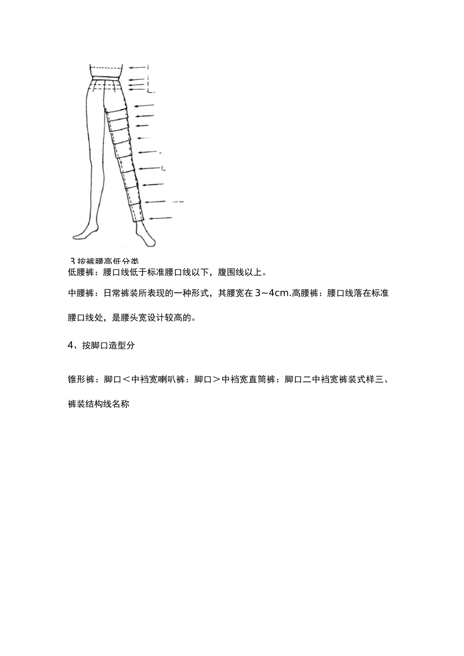 裤装纸样设计讲解_第3页