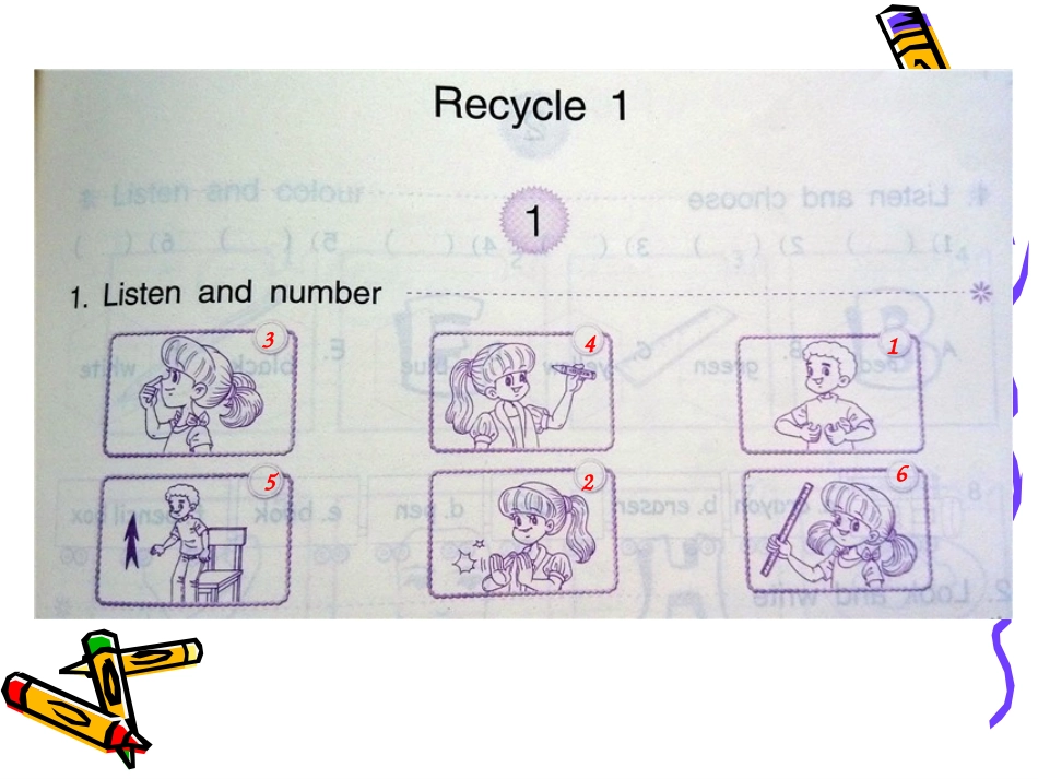 课堂作业本Recycle1_第2页