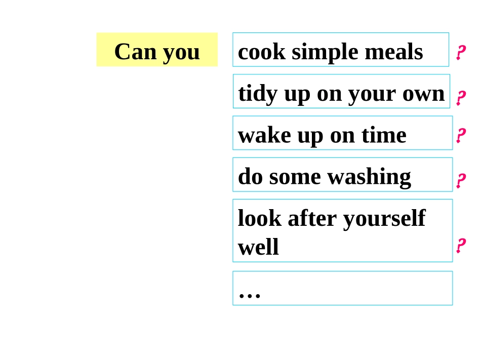 九年级上Module4Homealone-Unit2单元课件_第3页