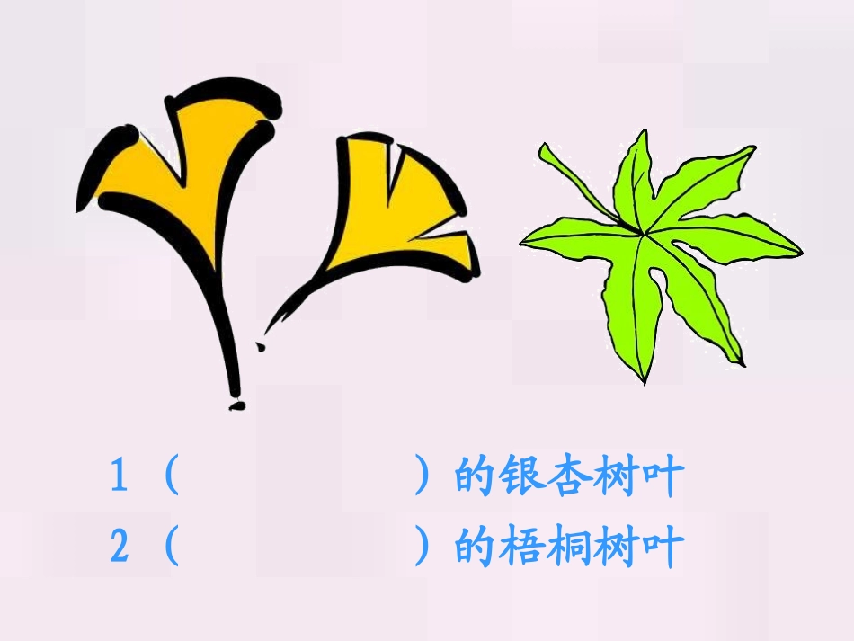 人教版语文二上19《蓝色的树叶》课件(5)_第2页