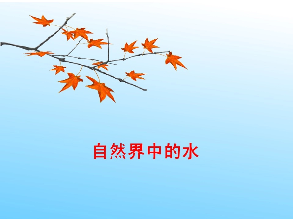 袁姗姗：水的净化_第1页