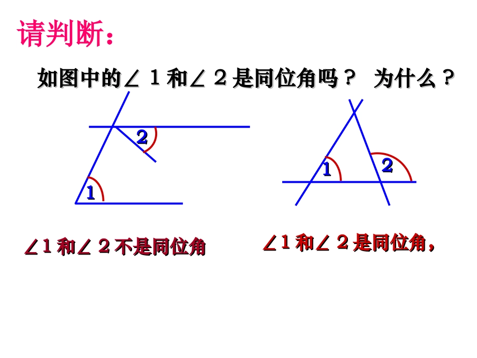 八年级上册第一章平行线复习课件1_第2页