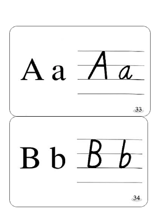 英语26个字母标准手写体贴图0[1]