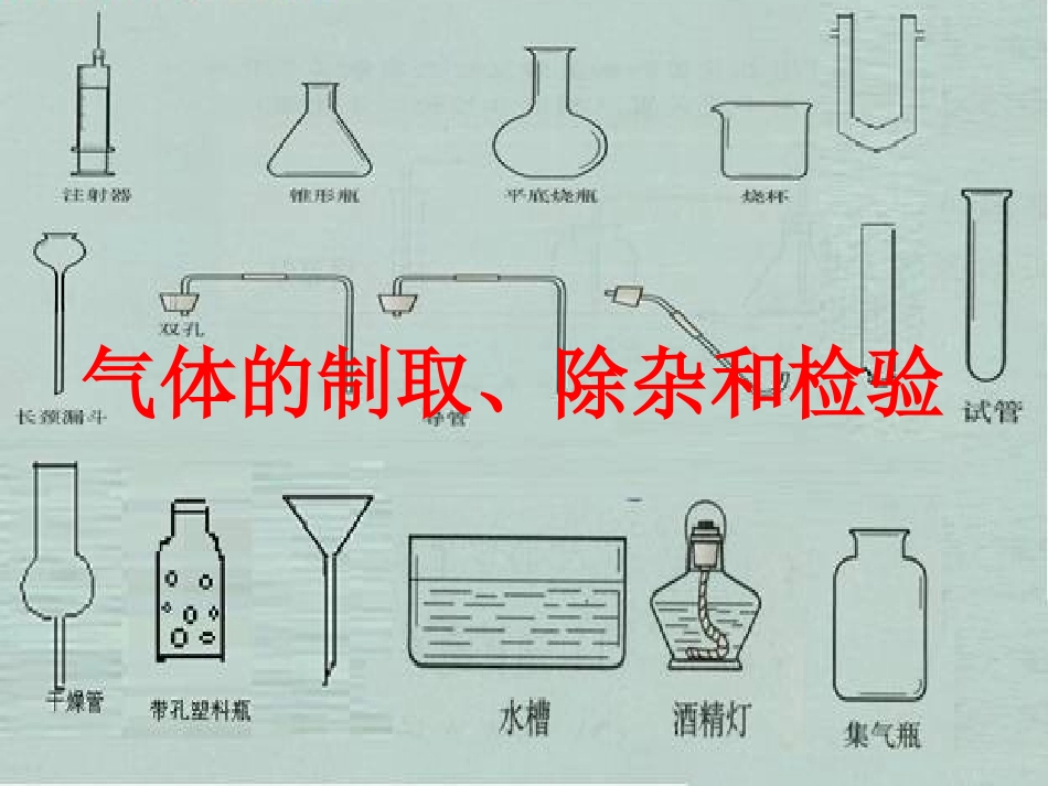 气体的制取和检验_第1页