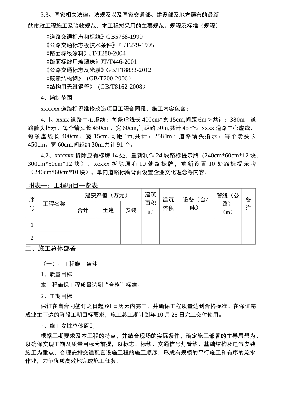 道路画线标识维修改造施工组织设计_第2页