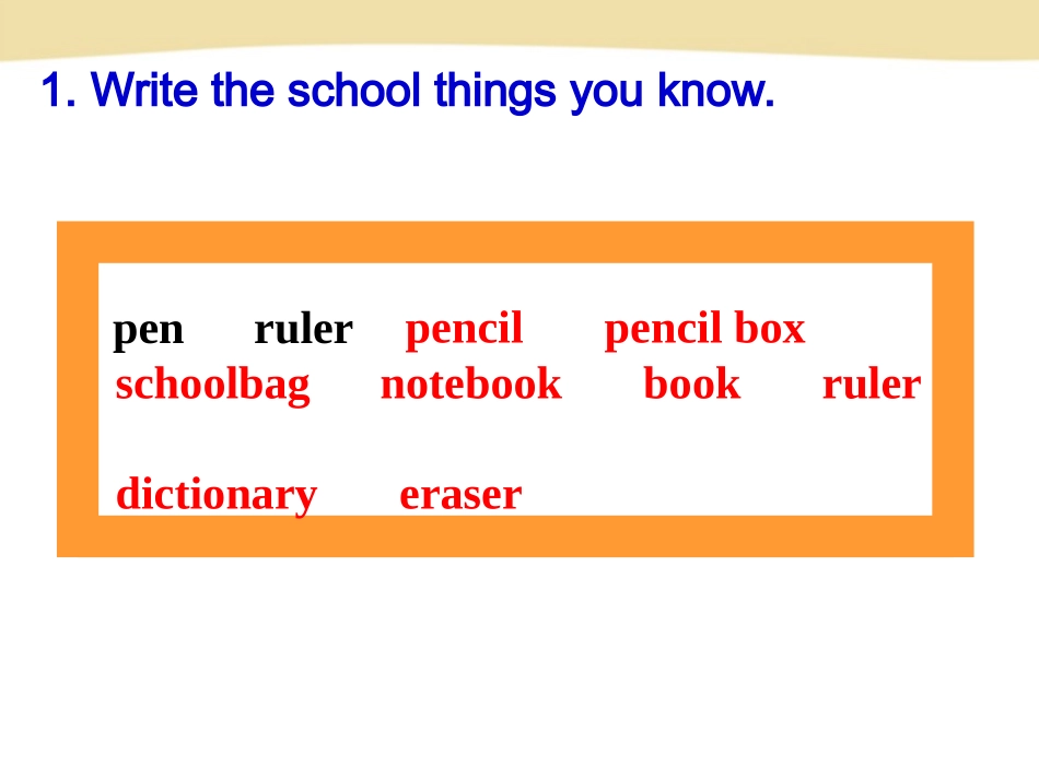 七年级英语上册Unit3Selfcheck_第3页