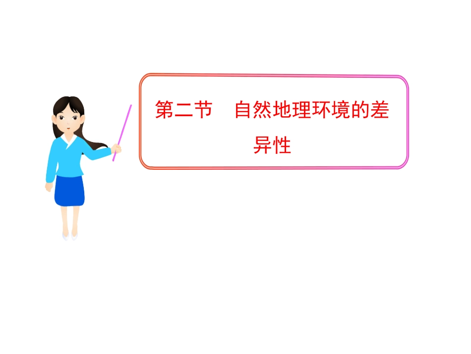 第二节自然地理环境的差异性 (2)_第1页