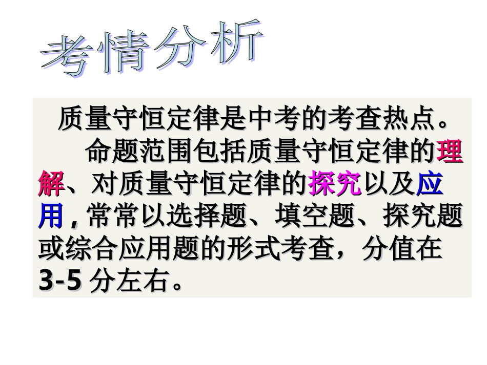 质量守恒定律专题复习_课件_第2页