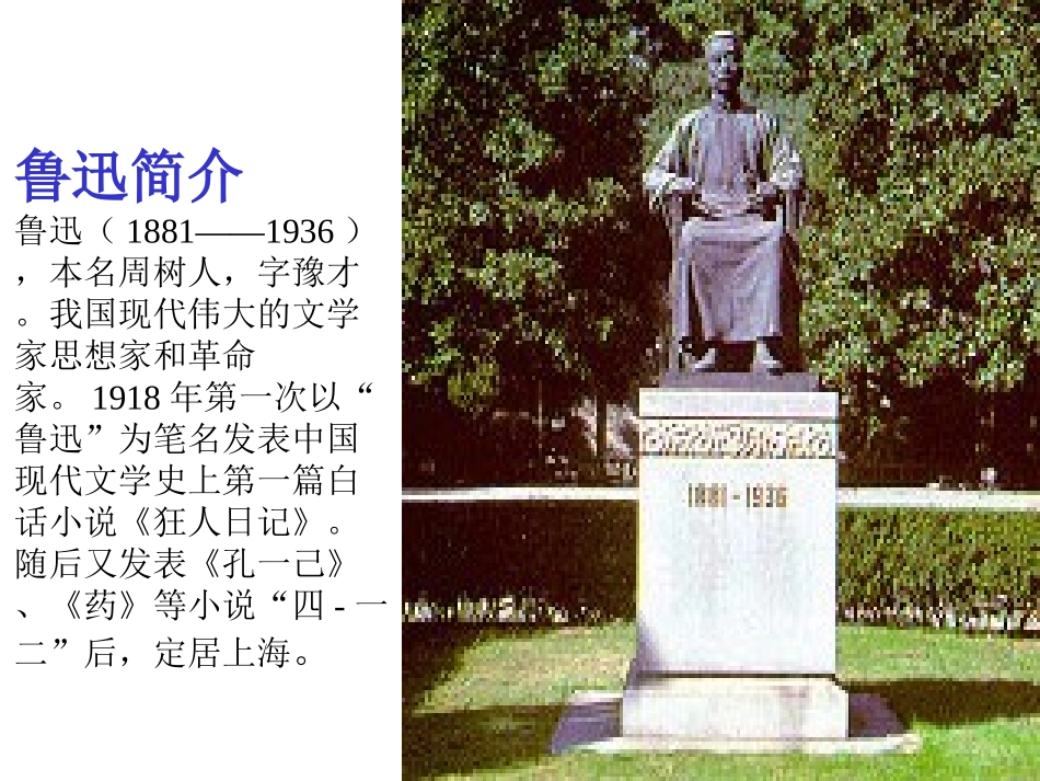 《少年闰土》课件_第2页