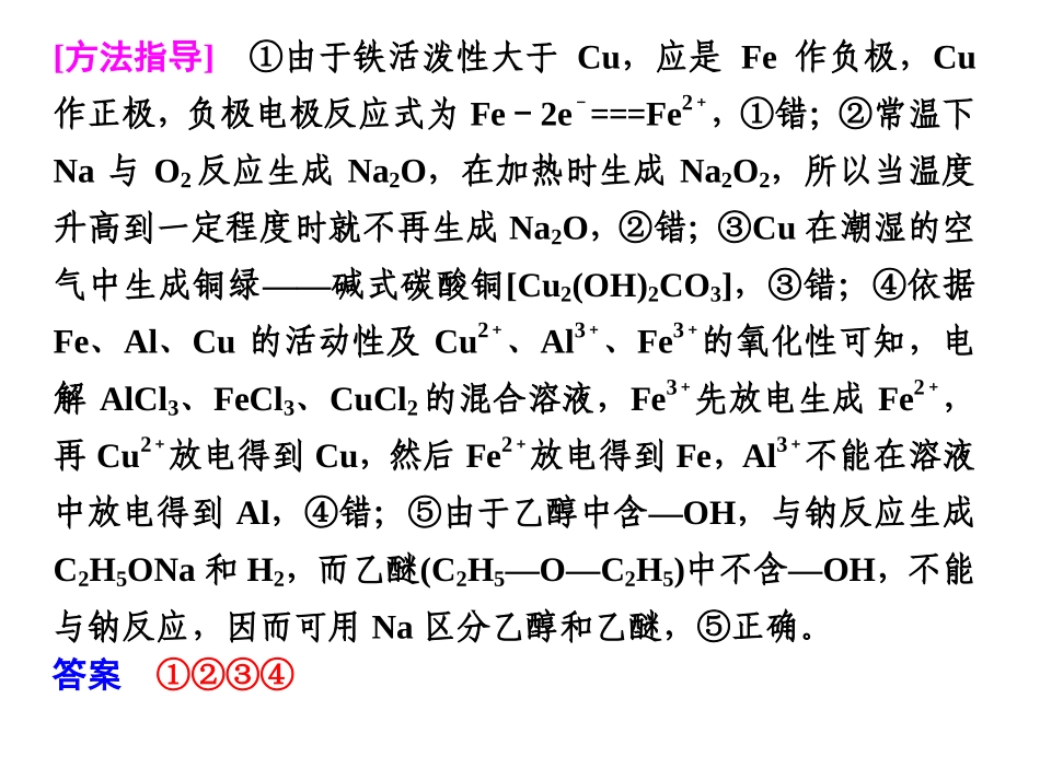 第一部分专题十金属元素及其化合物_第2页
