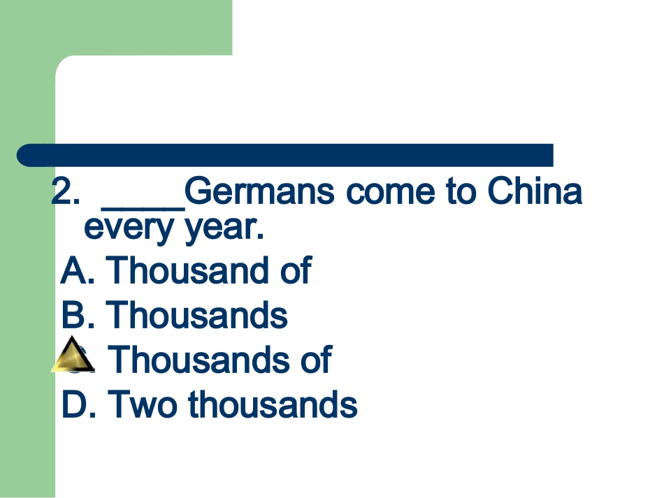数词MicrosoftPowerPoint演示文稿_第2页