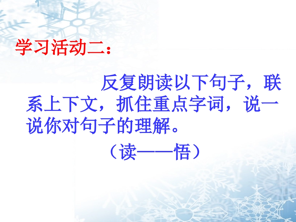 人教版小学语文六年级下册卖火柴的小女孩课件_第3页