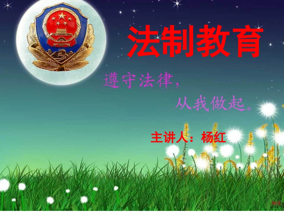 小学生法制教育2_第1页