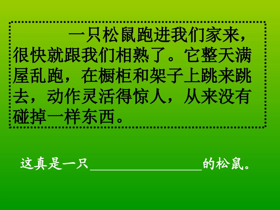 跑进家来的松鼠(汇报课)_第3页