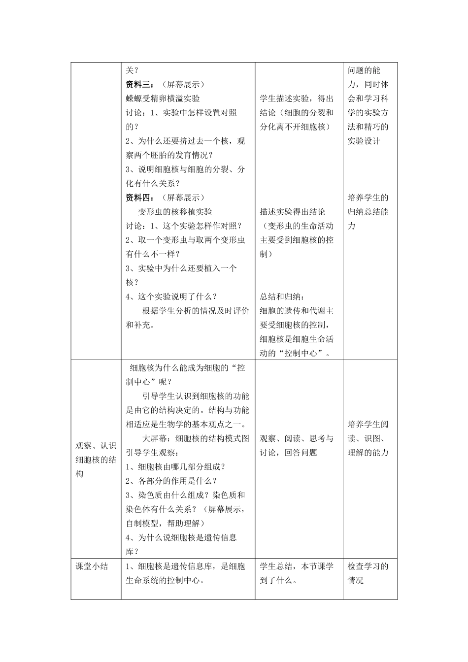 细胞核系统的控制中心_第3页