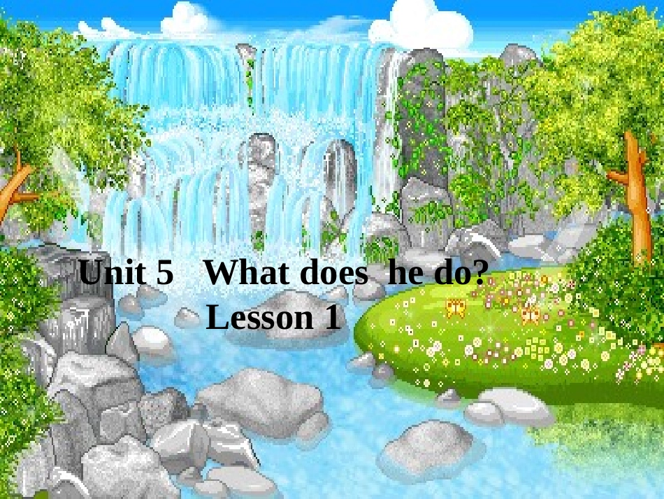 人教版PEP英语六年级上册第五单元第一课时课件_第1页