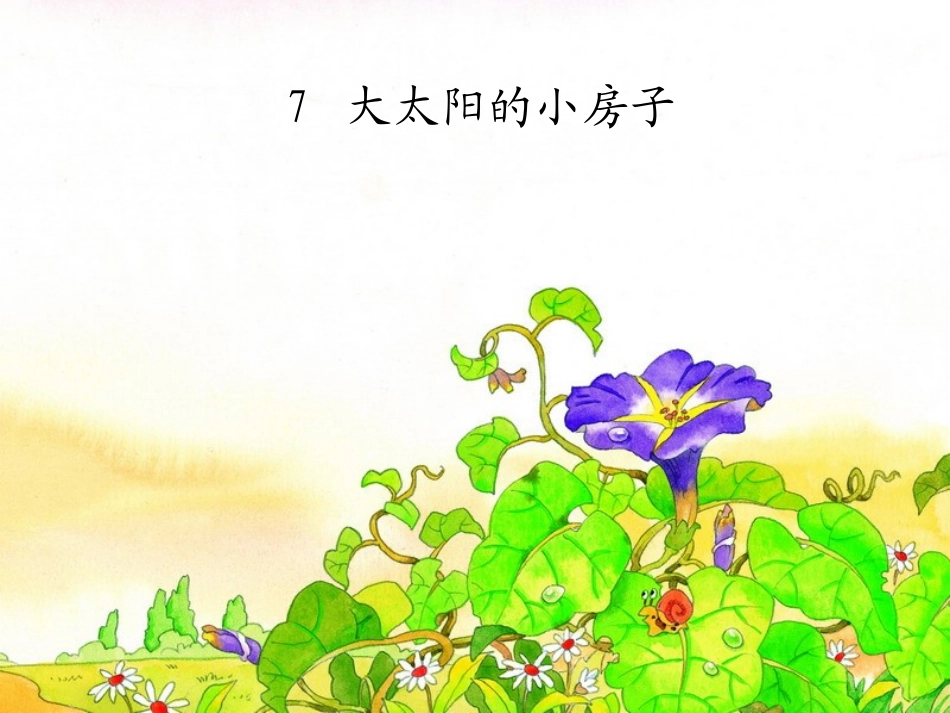 第七课大太阳的小房子_第1页