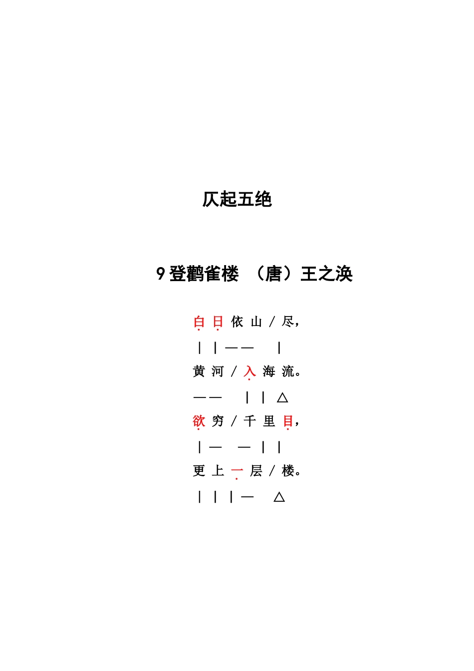 五绝（平、仄）_第2页