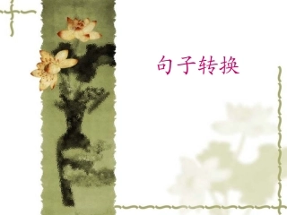 小学语文总复习之句式转换[1]